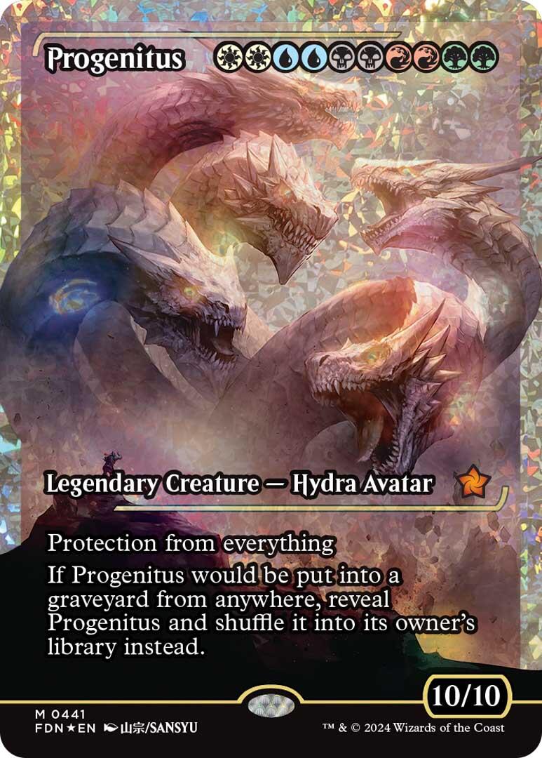 Progenitus (Showcase) (Fracture Foil) [Foundations] MTG Single Magic: The Gathering    | Red Claw Gaming