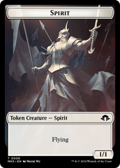 Servo // Spirit (0008) Double-Sided Token [Modern Horizons 3 Tokens] MTG Single Magic: The Gathering    | Red Claw Gaming