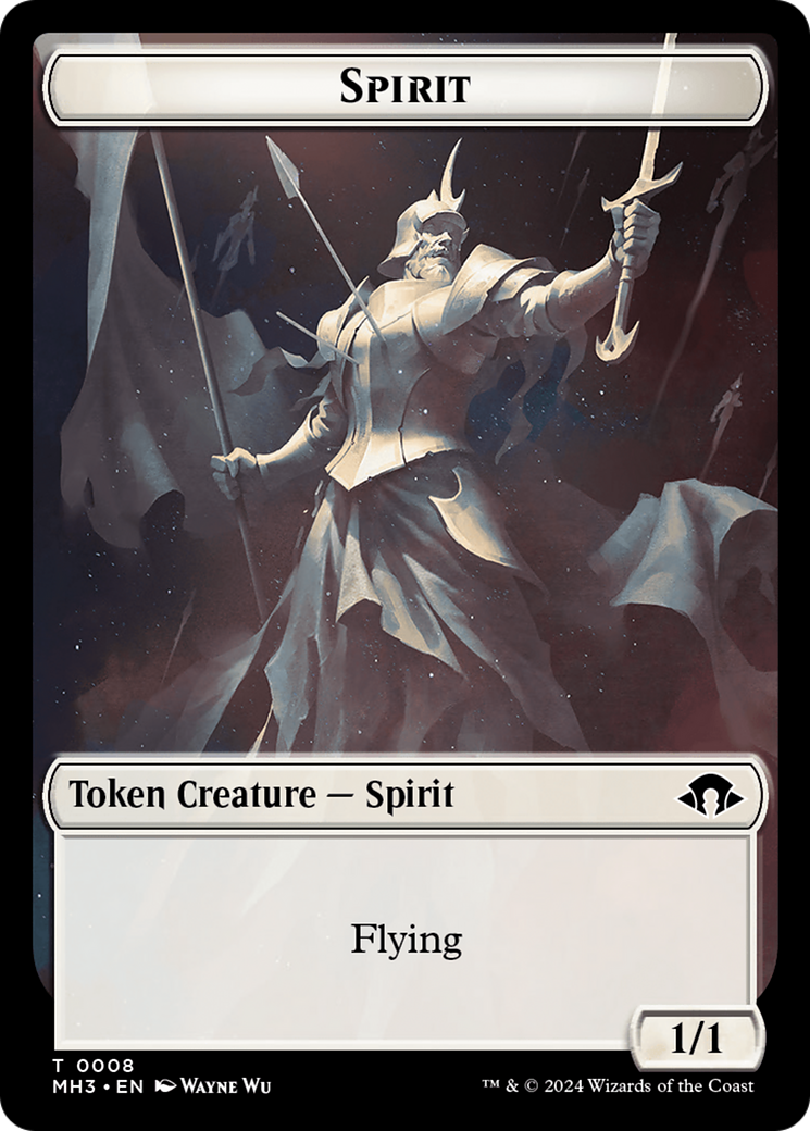 Phyrexian Germ // Spirit (0008) Double-Sided Token [Modern Horizons 3 Tokens] MTG Single Magic: The Gathering    | Red Claw Gaming