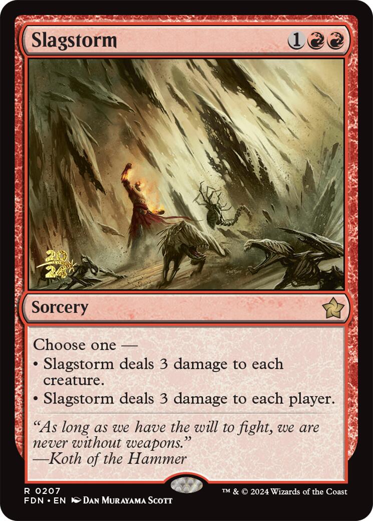 Slagstorm [Foundations Prerelease Promos] MTG Single Magic: The Gathering    | Red Claw Gaming