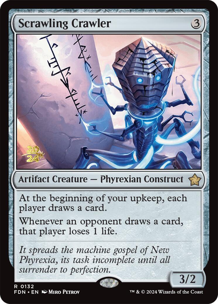 Scrawling Crawler [Foundations Prerelease Promos] MTG Single Magic: The Gathering    | Red Claw Gaming