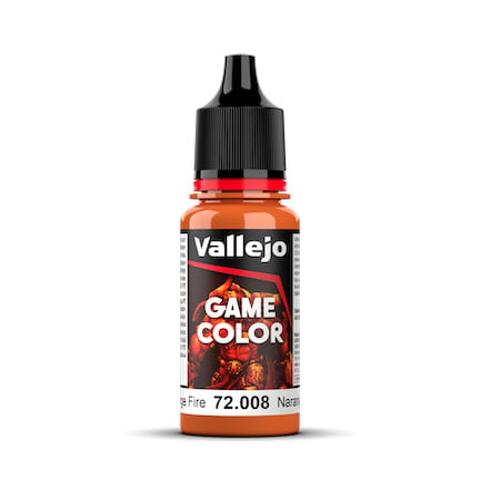 GAME COLOR 008-18ML. ORANGE FIRE Vallejo Game Color Vallejo    | Red Claw Gaming