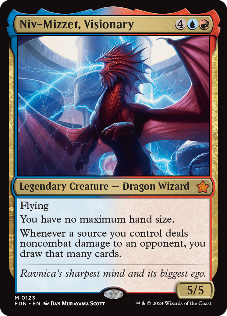 Niv-Mizzet, Visionary [Foundations] MTG Single Magic: The Gathering    | Red Claw Gaming