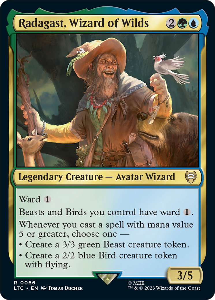 Radagast, Wizard of Wilds [The Lord of the Rings: Tales of Middle-Earth Commander] MTG Single Magic: The Gathering | Red Claw Gaming