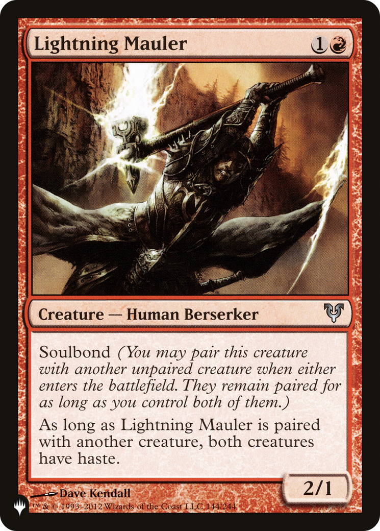 Lightning Mauler [The List Reprints] MTG Single Magic: The Gathering    | Red Claw Gaming