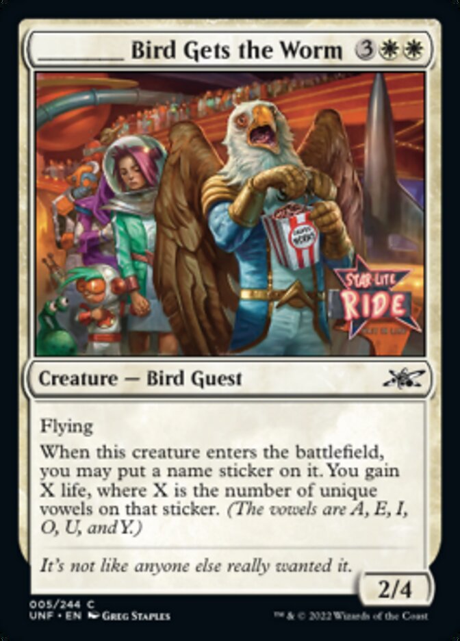 _____ Bird Gets the Worm [Unfinity] MTG Single Magic: The Gathering    | Red Claw Gaming