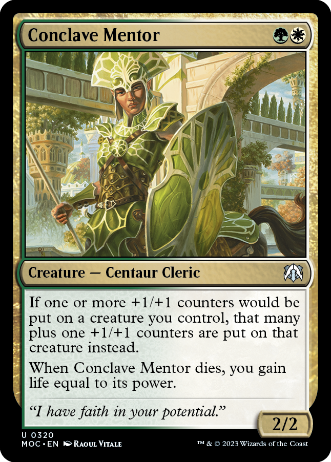 Conclave Mentor [March of the Machine Commander] MTG Single Magic: The Gathering    | Red Claw Gaming