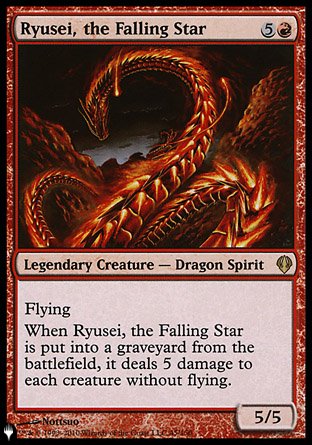 Ryusei, the Falling Star [The List] MTG Single Magic: The Gathering | Red Claw Gaming