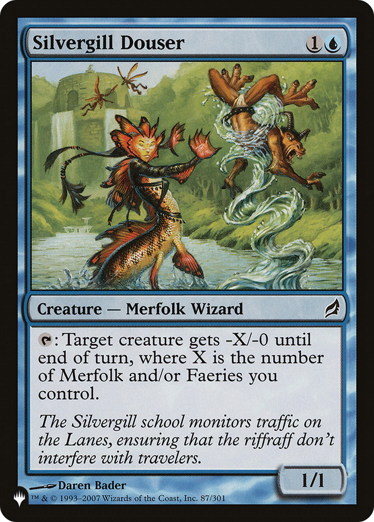 Silvergill Douser [The List Reprints] MTG Single Magic: The Gathering    | Red Claw Gaming