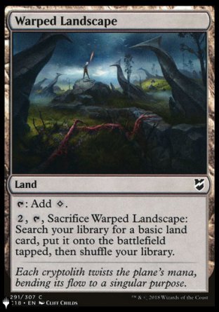 Warped Landscape [The List] MTG Single Magic: The Gathering    | Red Claw Gaming