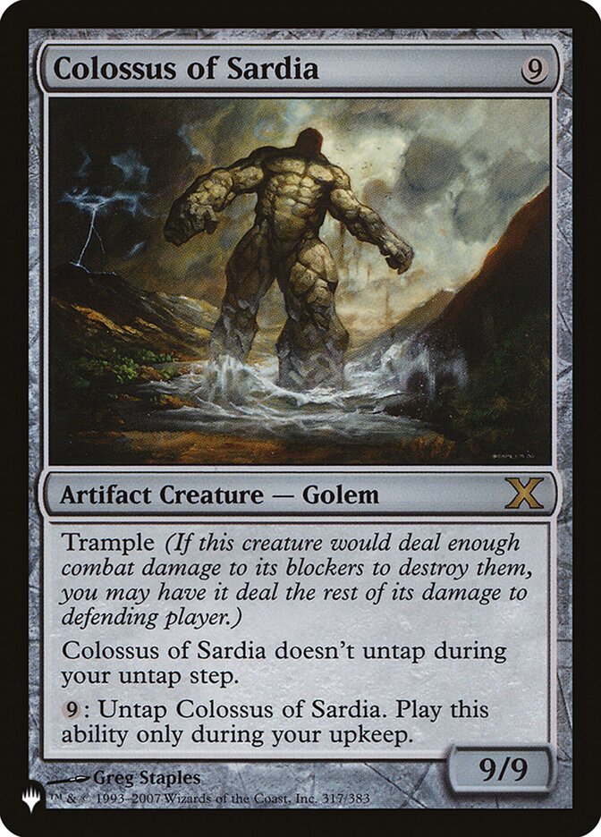 Colossus of Sardia [The List] MTG Single Magic: The Gathering    | Red Claw Gaming