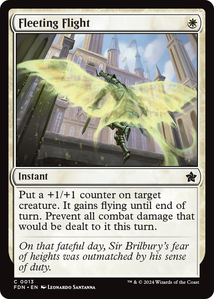 Fleeting Flight [Foundations] MTG Single Magic: The Gathering | Red Claw Gaming