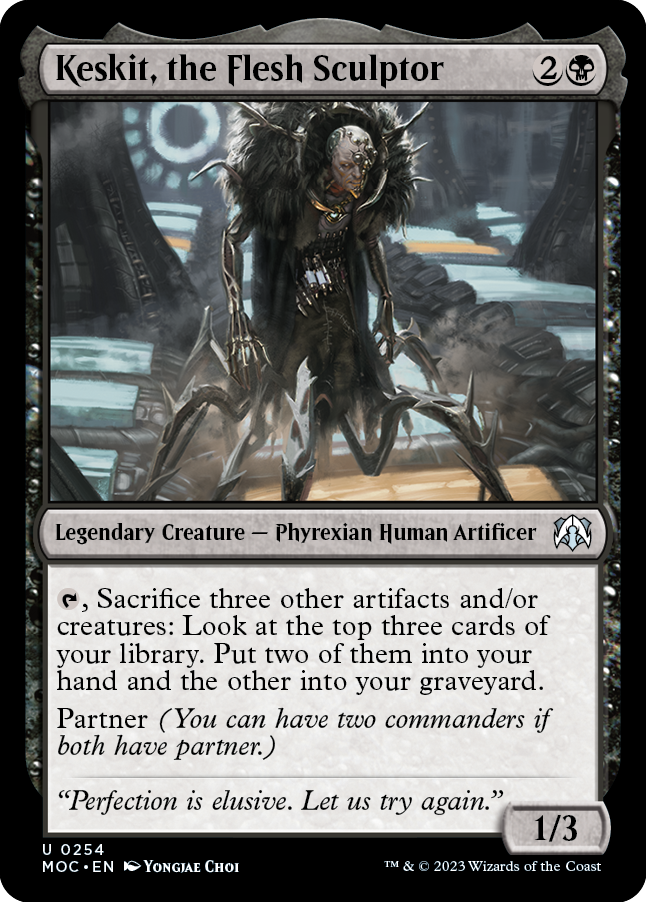 Keskit, the Flesh Sculptor [March of the Machine Commander] MTG Single Magic: The Gathering    | Red Claw Gaming