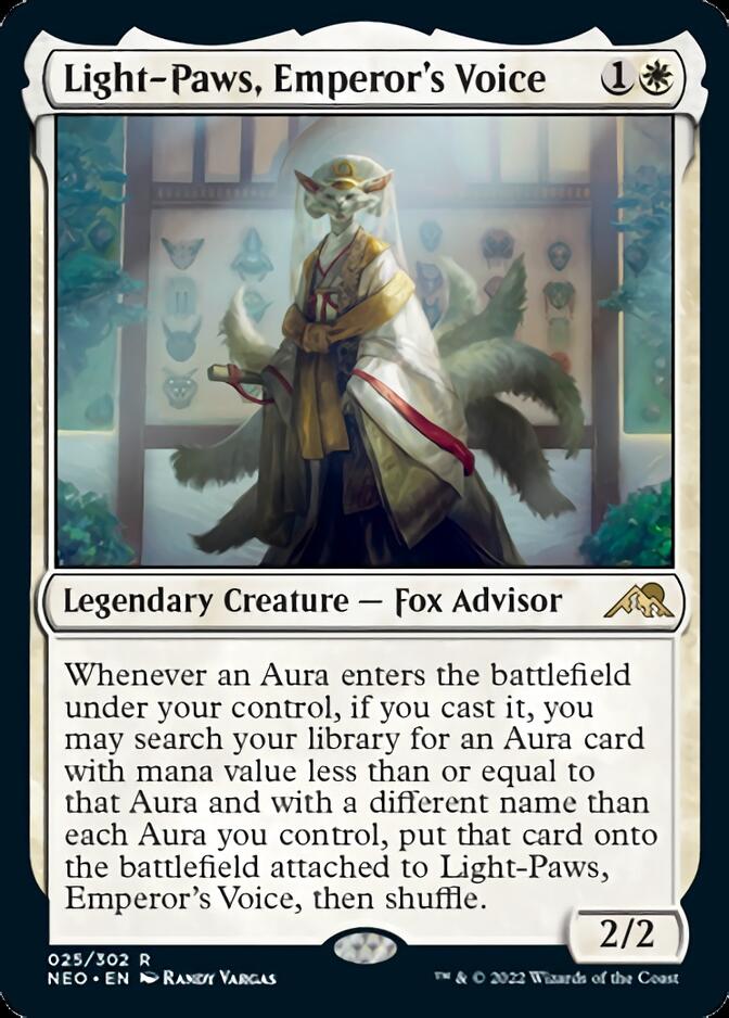 Light-Paws, Emperor's Voice [Kamigawa: Neon Dynasty] MTG Single Magic: The Gathering    | Red Claw Gaming