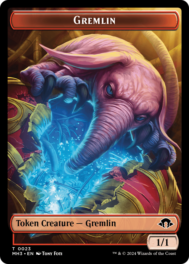 Gremlin Token [Modern Horizons 3 Tokens] MTG Single Magic: The Gathering    | Red Claw Gaming