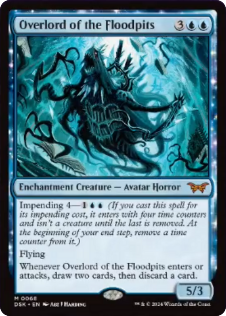 Overlord of the Floodpits [Duskmourn: House of Horror] MTG Single Magic: The Gathering    | Red Claw Gaming