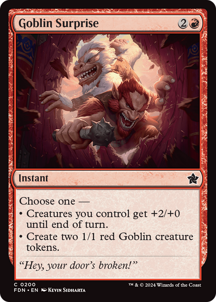 Goblin Surprise [Foundations] MTG Single Magic: The Gathering | Red Claw Gaming