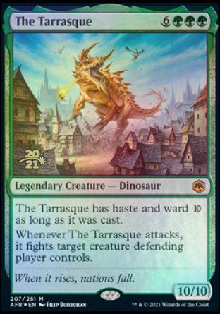 The Tarrasque [Dungeons & Dragons: Adventures in the Forgotten Realms Prerelease Promos] MTG Single Magic: The Gathering | Red Claw Gaming