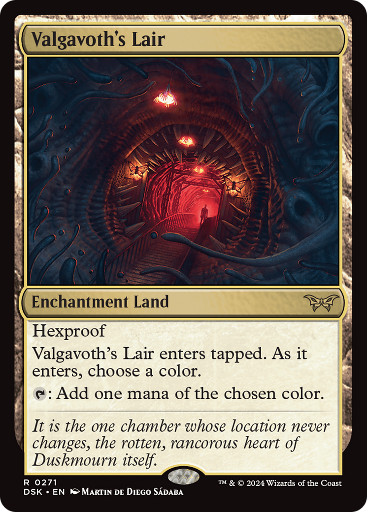 Valgavoth's Lair [Duskmourn: House of Horror] MTG Single Magic: The Gathering    | Red Claw Gaming