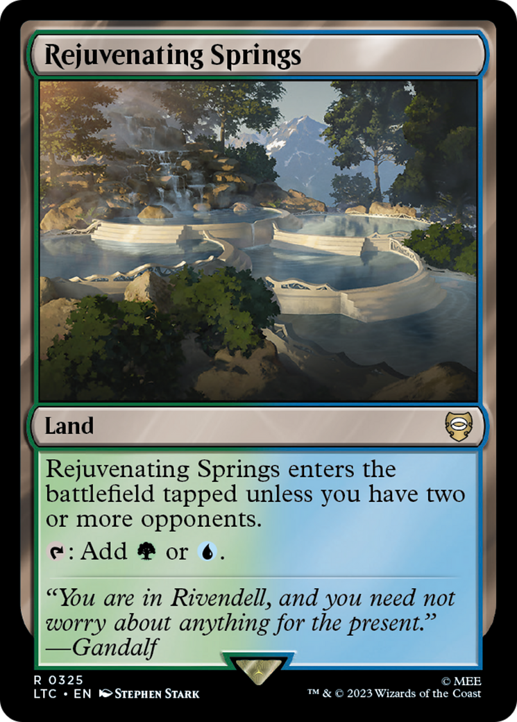 Rejuvenating Springs [The Lord of the Rings: Tales of Middle-Earth Commander] MTG Single Magic: The Gathering | Red Claw Gaming