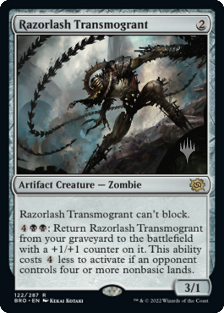 Razorlash Transmogrant (Promo Pack) [The Brothers' War Promos] MTG Single Magic: The Gathering    | Red Claw Gaming