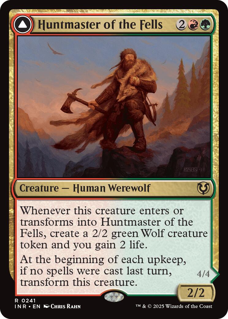 Huntmaster of the Fells // Ravager of the Fells [Innistrad Remastered] MTG Single Magic: The Gathering | Red Claw Gaming