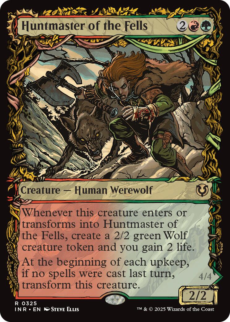 Huntmaster of the Fells // Ravager of the Fells (Showcase) [Innistrad Remastered] MTG Single Magic: The Gathering | Red Claw Gaming