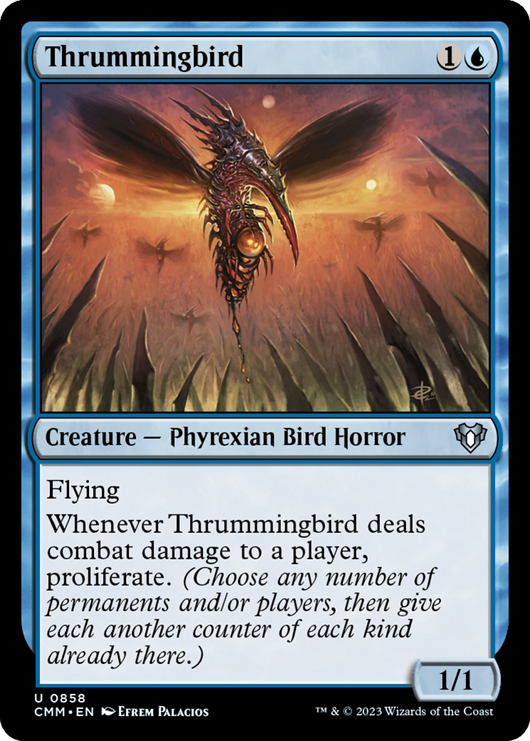 Thrummingbird [Commander Masters] MTG Single Magic: The Gathering    | Red Claw Gaming