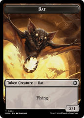 Treasure // Bat Double-Sided Token [Outlaws of Thunder Junction Tokens] MTG Single Magic: The Gathering    | Red Claw Gaming