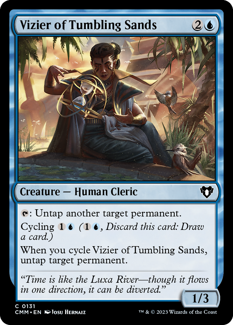 Vizier of Tumbling Sands [Commander Masters] MTG Single Magic: The Gathering    | Red Claw Gaming
