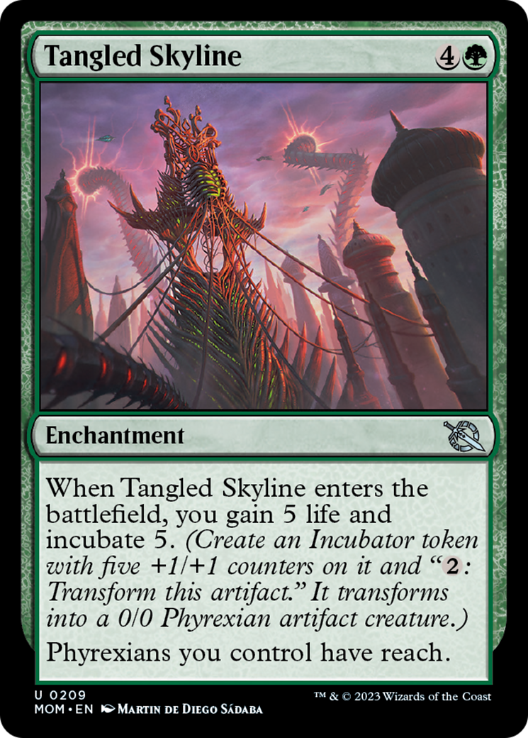 Tangled Skyline [March of the Machine] MTG Single Magic: The Gathering    | Red Claw Gaming