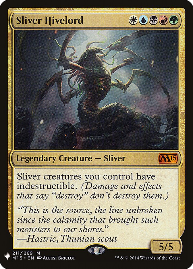 Sliver Hivelord [Mystery Booster] MTG Single Magic: The Gathering | Red Claw Gaming