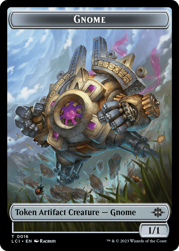 Gnome Token [The Lost Caverns of Ixalan Tokens] MTG Single Magic: The Gathering    | Red Claw Gaming