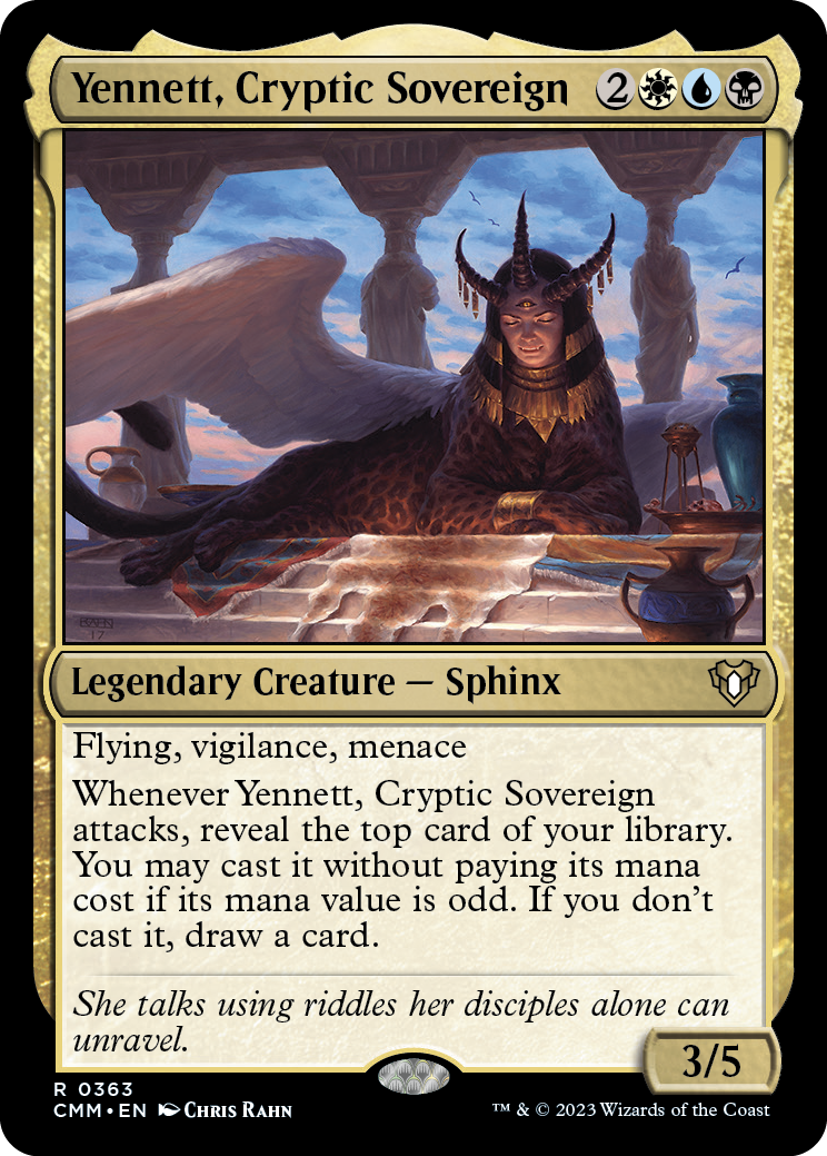 Yennett, Cryptic Sovereign [Commander Masters] MTG Single Magic: The Gathering | Red Claw Gaming