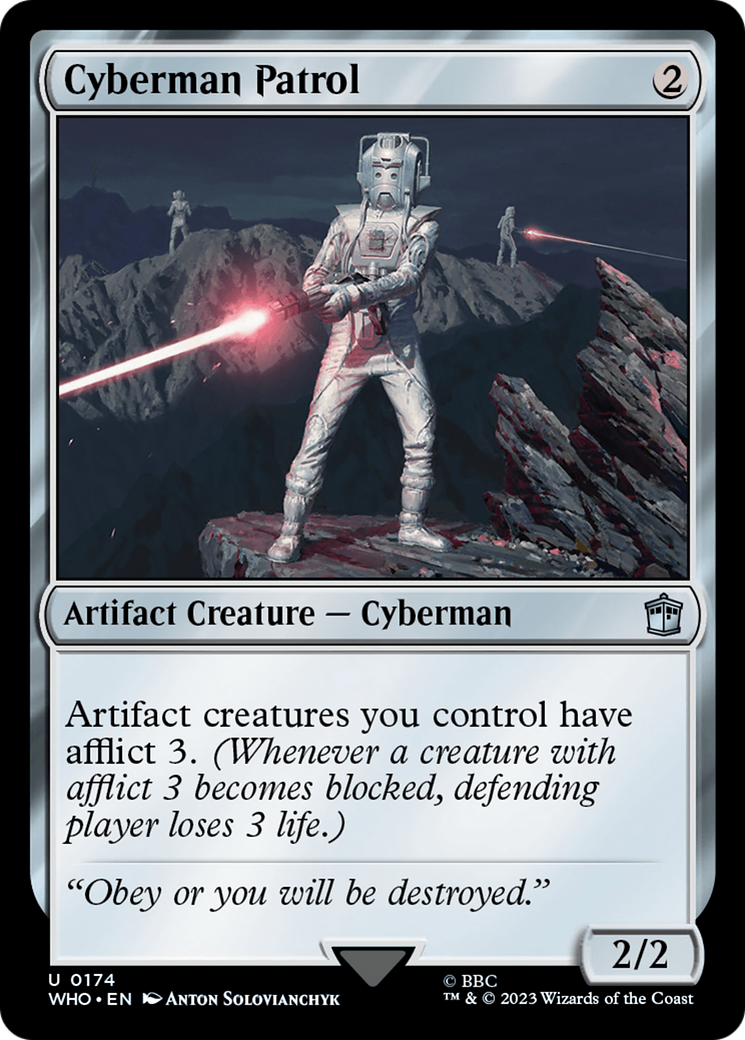 Cyberman Patrol [Doctor Who] MTG Single Magic: The Gathering    | Red Claw Gaming