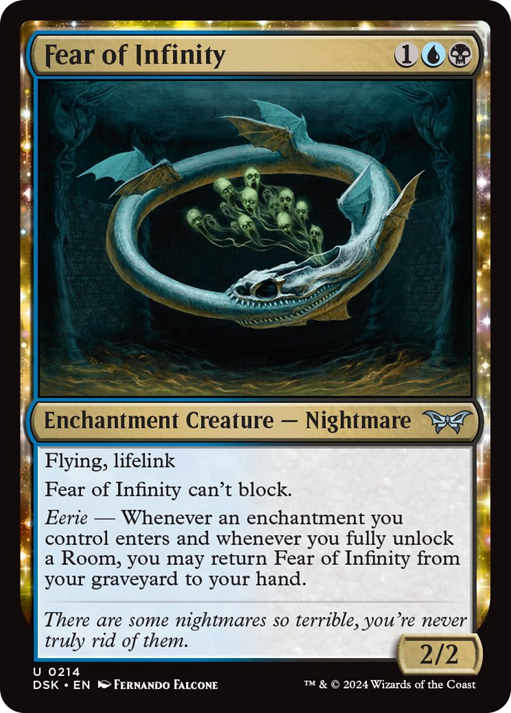 Fear of Infinity [Duskmourn: House of Horror] MTG Single Magic: The Gathering | Red Claw Gaming