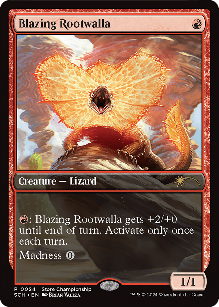 Blazing Rootwalla [World Championship 2024] MTG Single Magic: The Gathering    | Red Claw Gaming