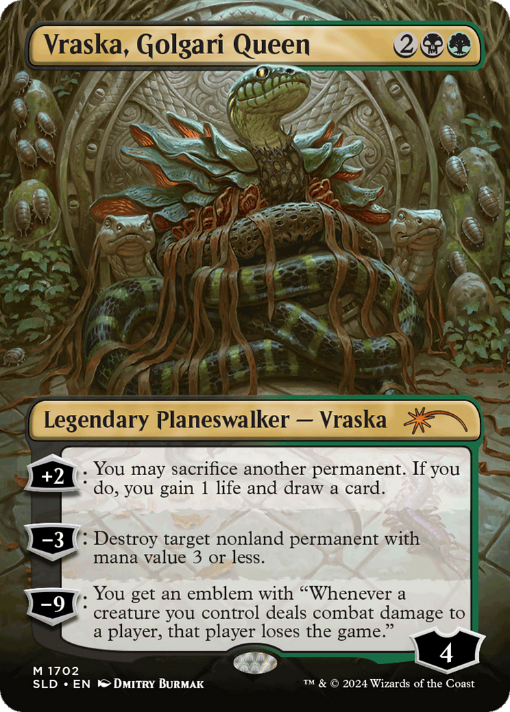 Vraska, Golgari Queen (1702) (Rainbow Foil) [Secret Lair Drop Series] MTG Single Magic: The Gathering    | Red Claw Gaming