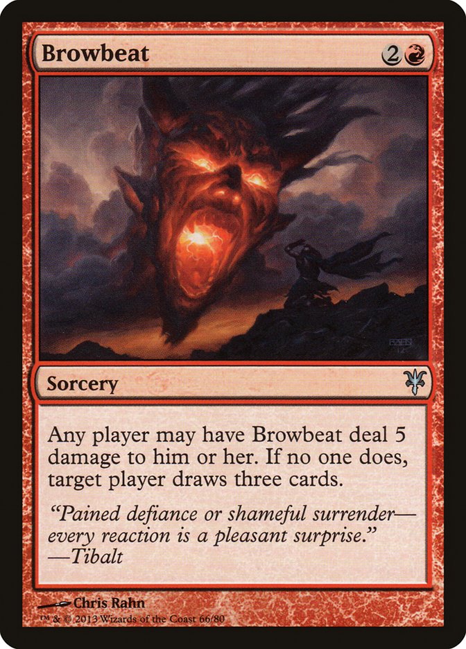 Browbeat [Duel Decks: Sorin vs. Tibalt] MTG Single Magic: The Gathering    | Red Claw Gaming