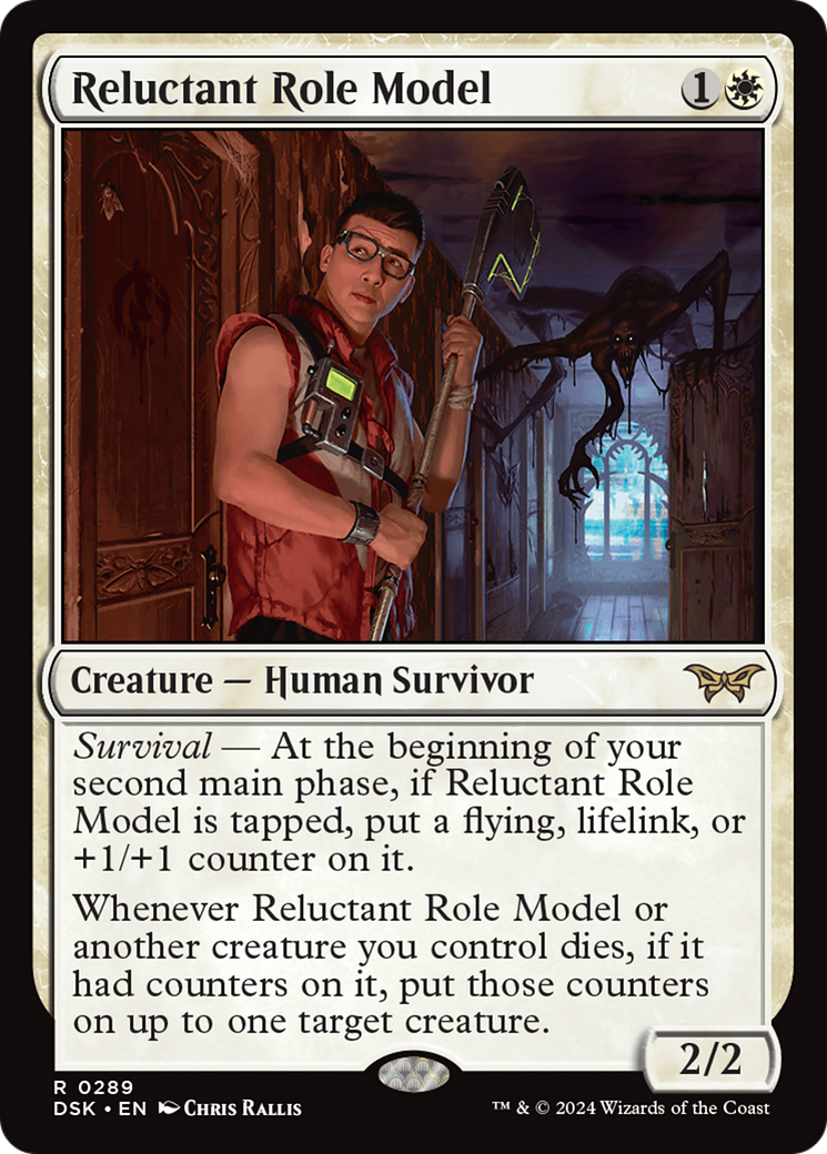 Reluctant Role Model (0289) [Duskmourn: House of Horror] MTG Single Magic: The Gathering    | Red Claw Gaming