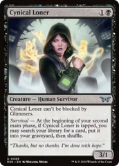 Cynical Loner [Duskmourn: House of Horror] MTG Single Magic: The Gathering    | Red Claw Gaming