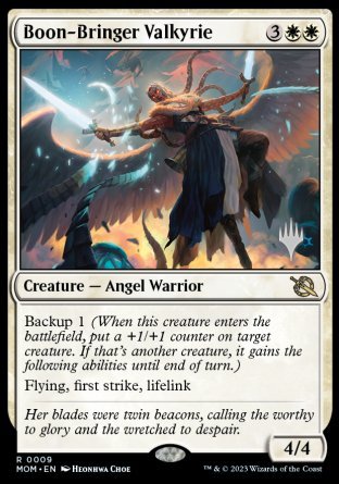 Boon-Bringer Valkyrie (Promo Pack) [March of the Machine Promos] MTG Single Magic: The Gathering    | Red Claw Gaming