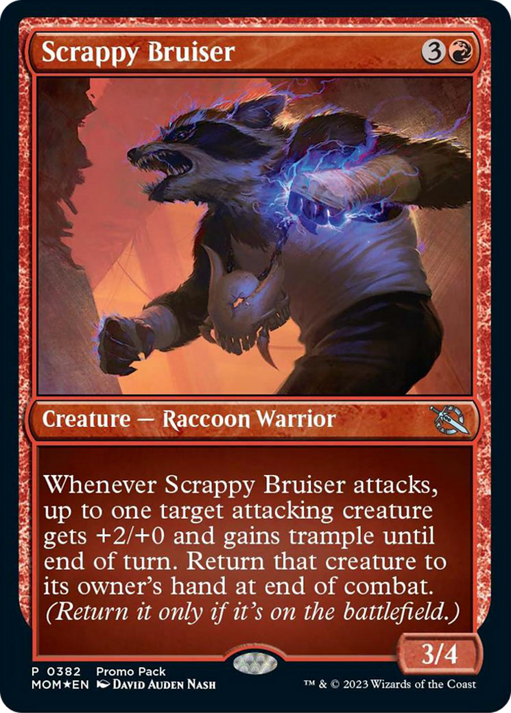 Scrappy Bruiser (Promo Pack) [March of the Machine Promos] MTG Single Magic: The Gathering    | Red Claw Gaming