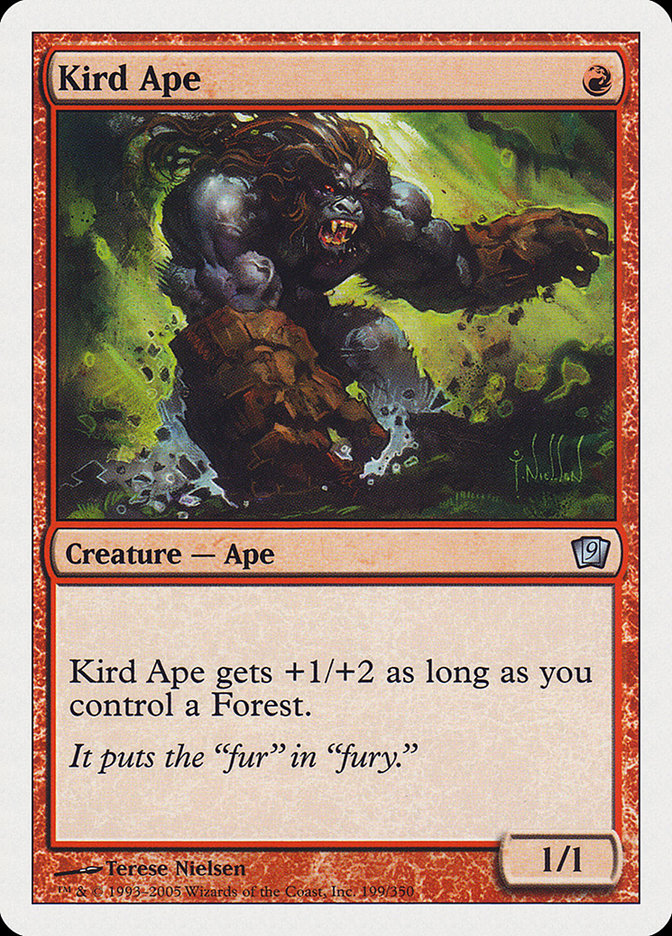 Kird Ape (9th Edition) [Oversize Cards] MTG Single Magic: The Gathering    | Red Claw Gaming