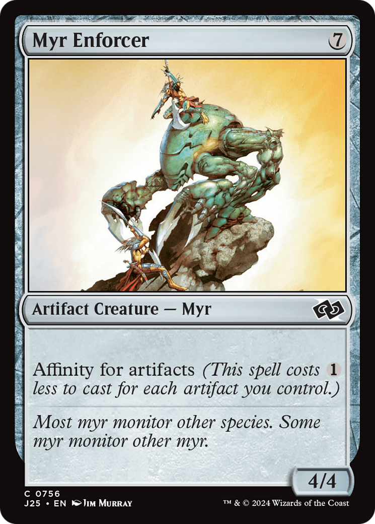 Myr Enforcer [Foundations Jumpstart] MTG Single Magic: The Gathering | Red Claw Gaming