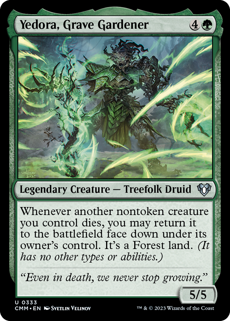 Yedora, Grave Gardener [Commander Masters] MTG Single Magic: The Gathering    | Red Claw Gaming