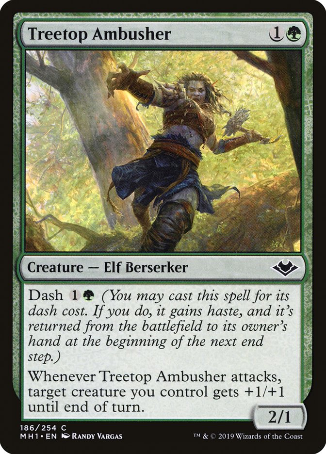 Treetop Ambusher [Modern Horizons] MTG Single Magic: The Gathering    | Red Claw Gaming