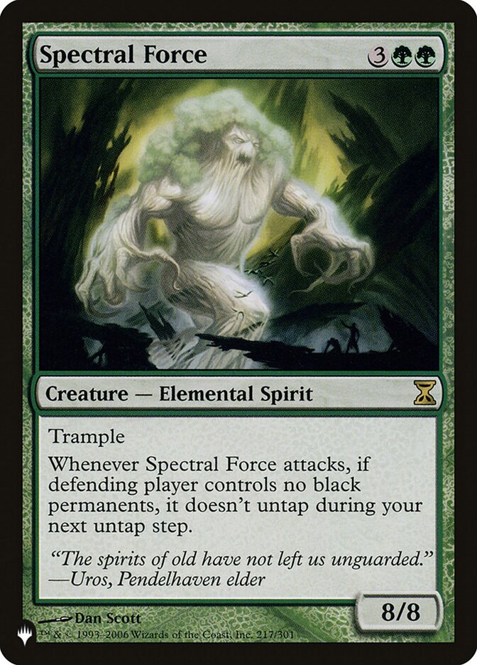 Spectral Force [The List] MTG Single Magic: The Gathering | Red Claw Gaming