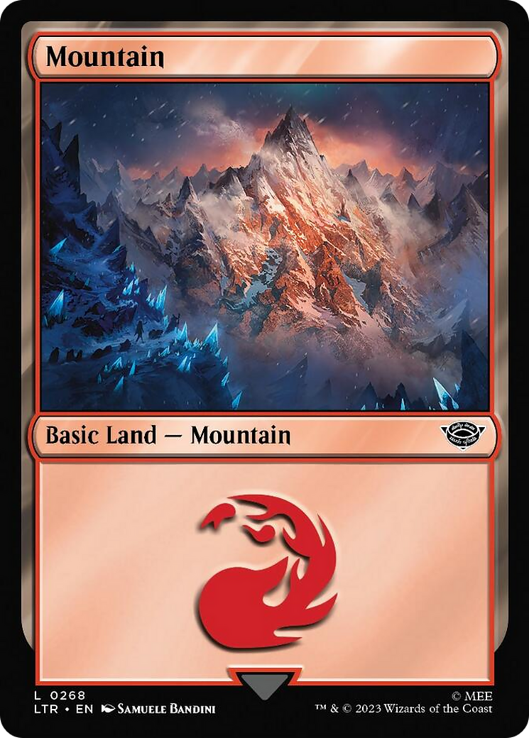 Mountain (268) [The Lord of the Rings: Tales of Middle-Earth] MTG Single Magic: The Gathering | Red Claw Gaming