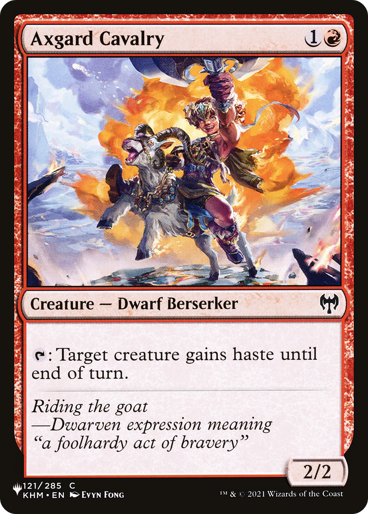 Axgard Cavalry [The List Reprints] MTG Single Magic: The Gathering    | Red Claw Gaming